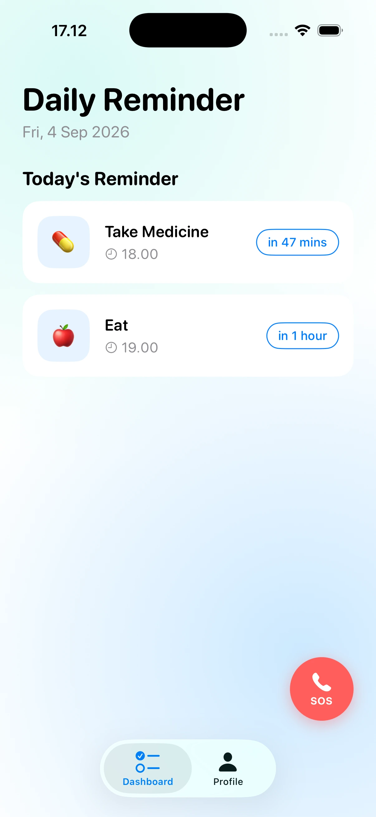 Healder app screenshot